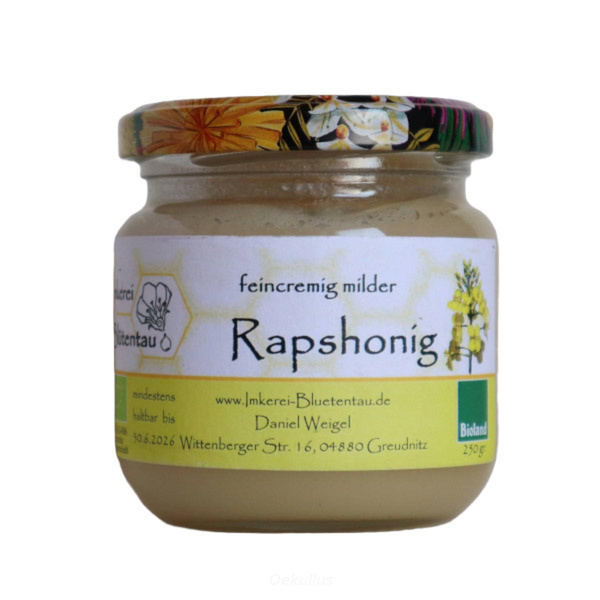 Produktfoto zu Rapshonig 250g