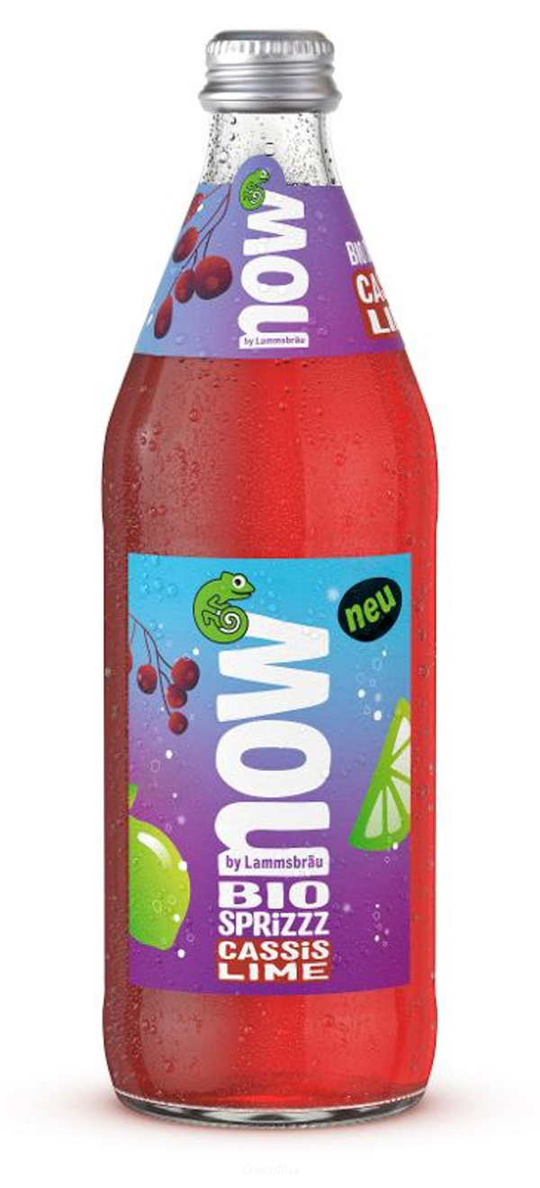 Produktfoto zu now Cassis-Lime KISTE (10x0,5l)