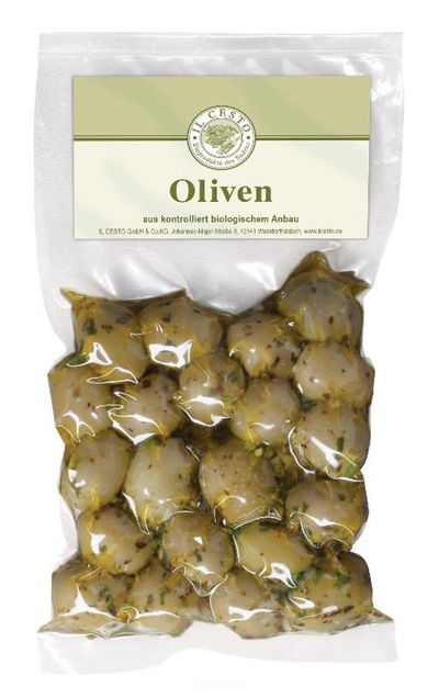Produktfoto zu Grüne griechische Oliven (entsteint)