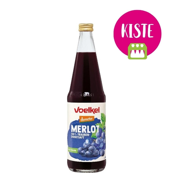 Produktfoto zu Traubensaft rot KISTE Voelkel (6x0,7l)