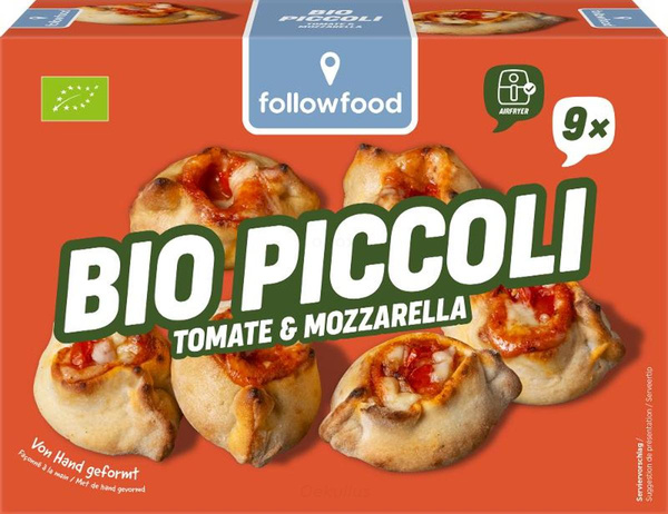 Produktfoto zu Piccoli Pizzasnack Tomate Mozzarella (9 Stk.)