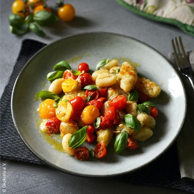 Produktfoto zu Rezept: Gnocchi Caprese (2 Portionen)