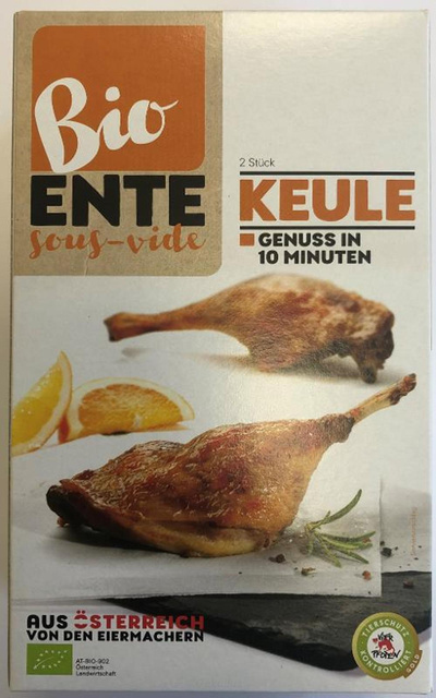 Produktfoto zu Entenkeule Sous-Vide (2 St. = ca. 480 g)