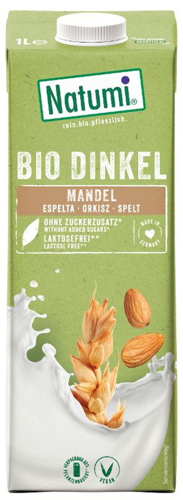 Produktfoto zu Dinkeldrink Mandel KARTON (8 x 1l)