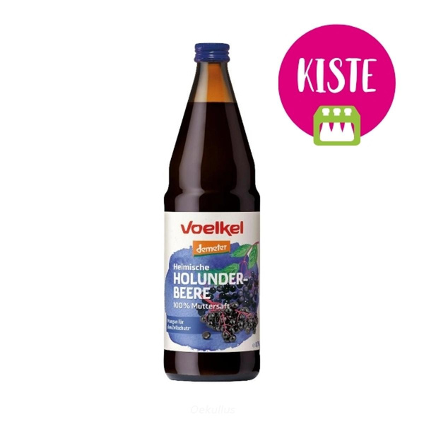 Produktfoto zu Holundersaft KISTE (6x0,7l)