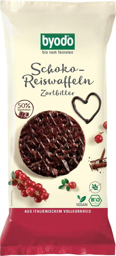 Produktfoto zu Schoko Reiswaffeln Zartbitter