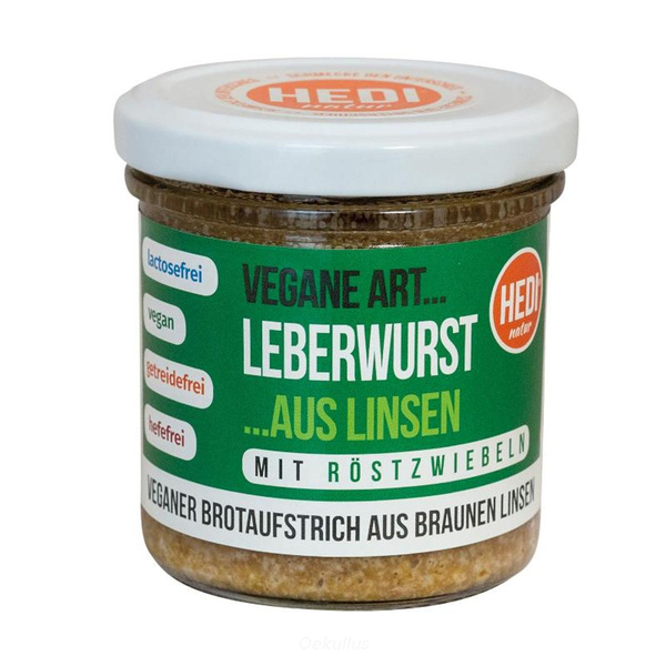 Produktfoto zu Vegane Art Leberwurst Röstzwiebeln