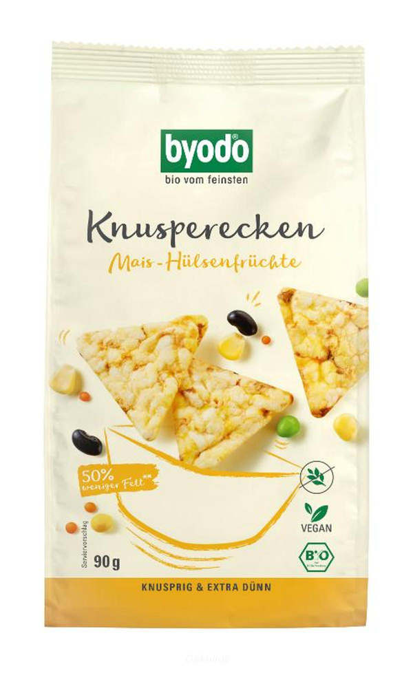 Produktfoto zu Knusperecken Mais & Hülsenfrüchte