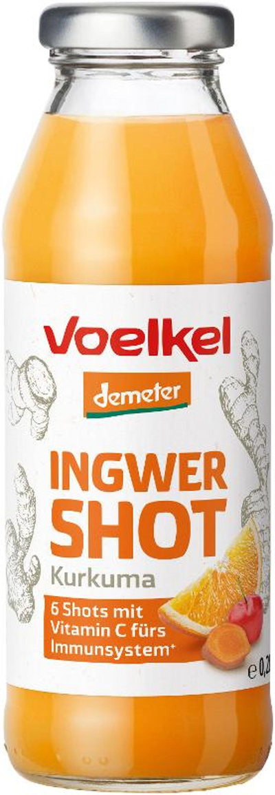 Produktfoto zu Shot Ingwer & Kurkuma 280ml