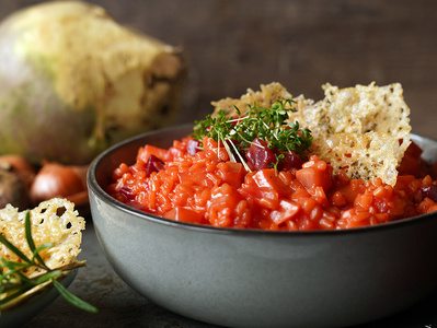 Herbstliches Rüben-Risotto