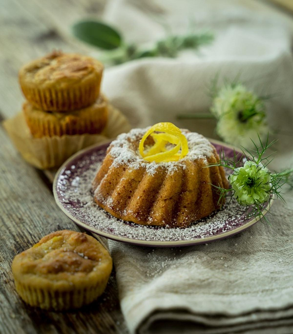Produktfoto zu Rezept:Pastinaken-Zitronen-Muffins