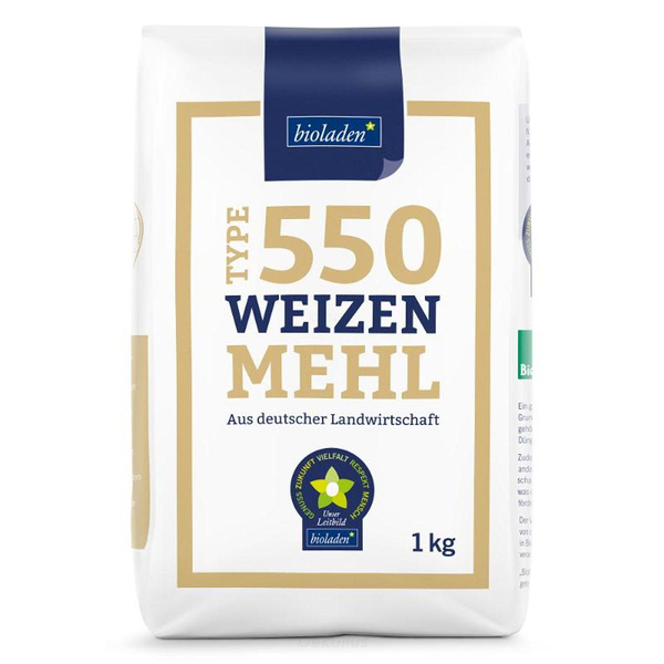 Produktfoto zu Weizenmehl Typ 550 (8x1kg)