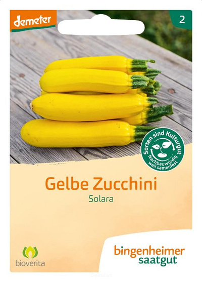 Produktfoto zu Gelbe Zucchini Solara (Saatgut)