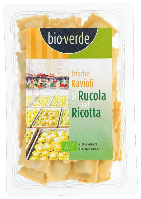 Produktfoto zu Frische Ravioli mit Rucola & Ricotta