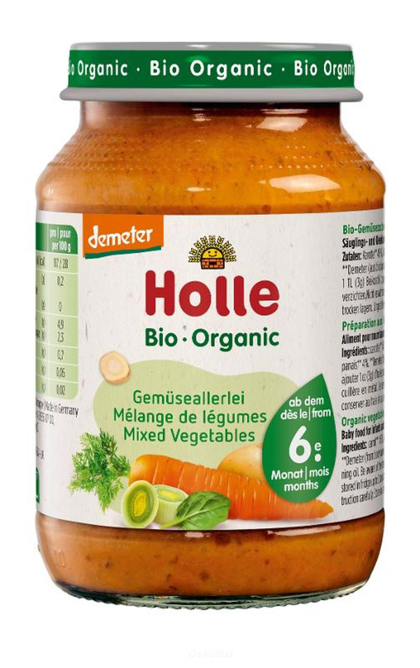 Produktfoto zu Gemüseallerlei Babykost - 6 x 190g