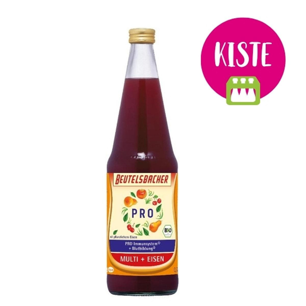 Produktfoto zu Multi + Eisen Pro Saft KISTE (6x0,7l)