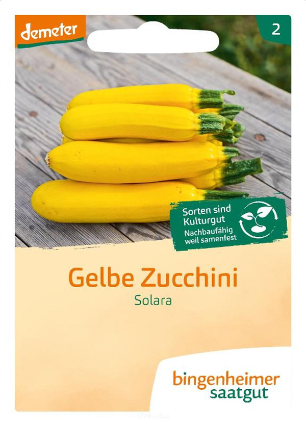 Produktfoto zu Gelbe Zucchini Solara (Saatgut)
