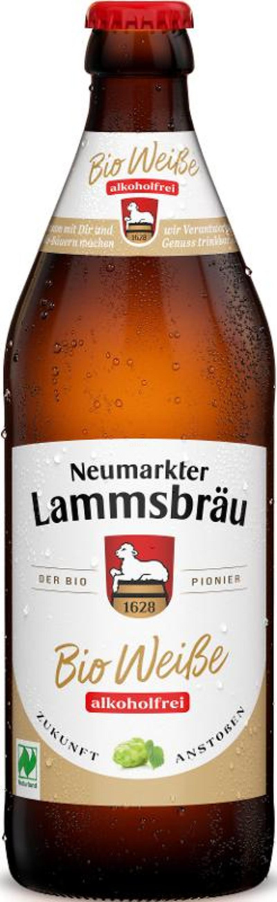 Produktfoto zu Weiße Lammsbräu alkoholfrei KISTE (10 x 0,5l)