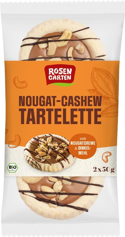 Produktfoto zu Nougat Cashew Tartelette