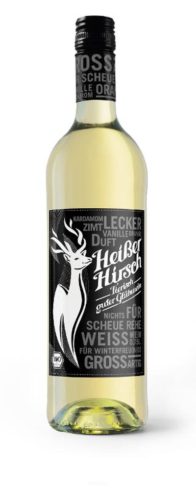 Produktfoto zu Heißer Hirsch Glühwein weiß (10% vol.)