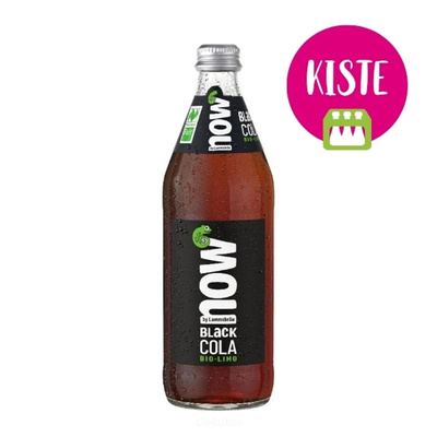 Produktfoto zu now Black Cola KISTE (10 x 0,5l)