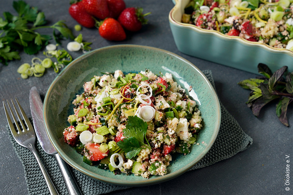 Erdbeer Tabouleh