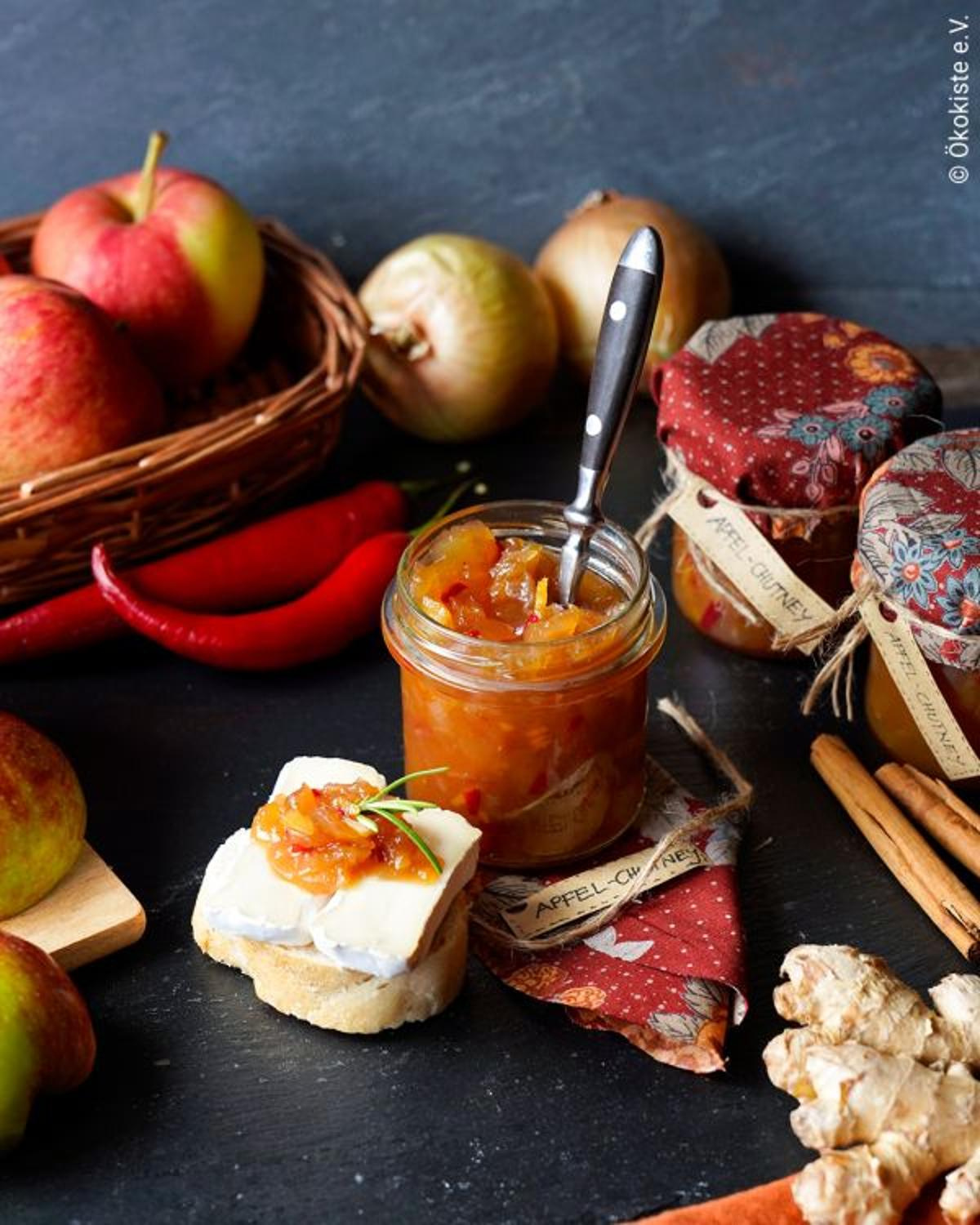 Rezept:Apfel-Chutney ( 5 Gläser)