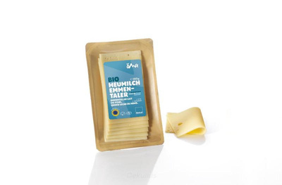 Produktfoto zu Heumilch Emmentaler Scheiben