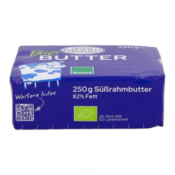 Produktfoto zu Süßrahmbutter 250g