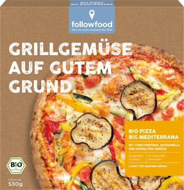 Produktfoto zu Big Pizza Mediterrana Grillgemüse (530g)