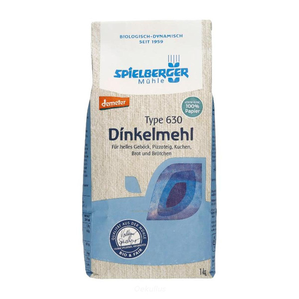 Produktfoto zu Dinkelmehl 630 KARTON (6 x 1kg)