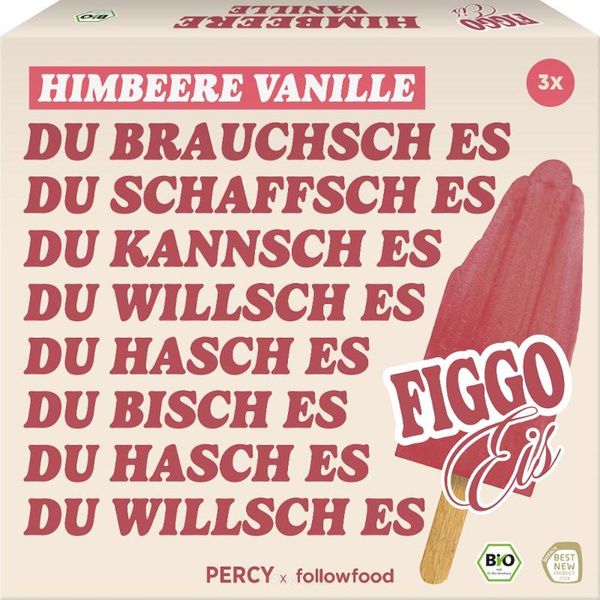 Produktfoto zu Stieleis Himbeere-Vanille (3 Stk.)