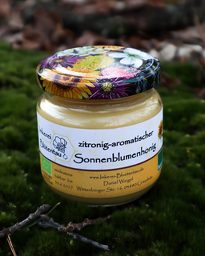 Produktfoto zu Sonnenblumenhonig 250g
