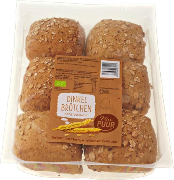 Produktfoto zu Dinkel Brötchen Vollkorn (6 St.)