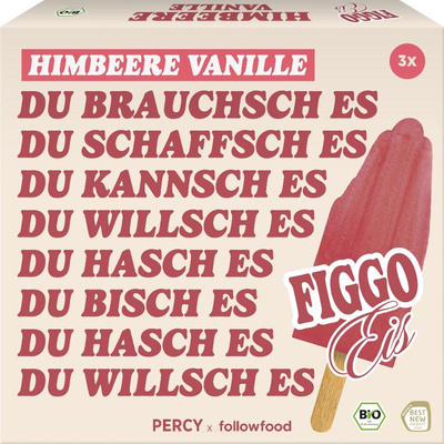 Produktfoto zu Stieleis Himbeere-Vanille (3 Stk.)