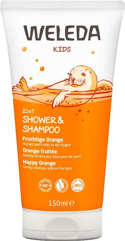 Produktfoto zu Kids 2in1 Shower &amp; Shampoo Orange
