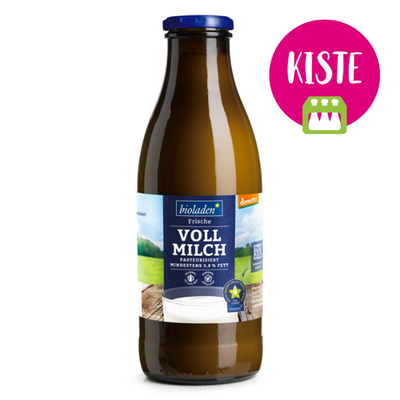 Produktfoto zu KISTE frische Vollmilch (6 x 1l)