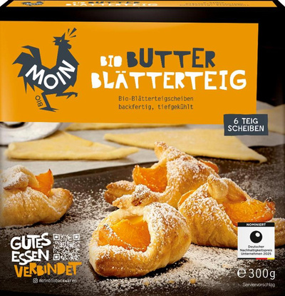 Produktfoto zu Butter Blätterteig (6 Platten à 50g)