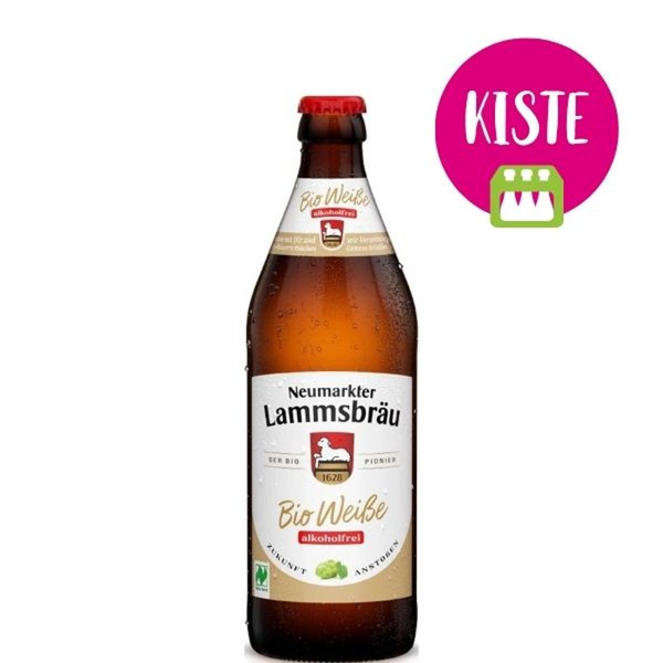 Produktfoto zu Weiße Lammsbräu alkoholfrei KISTE (10 x 0,5l)