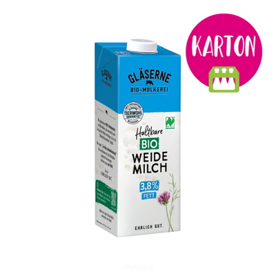 Produktfoto zu KARTON H-Weidemilch 3,8% (12 x 1l)