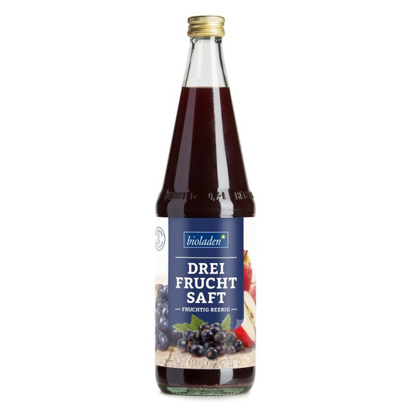 Produktfoto zu Dreifruchtsaft rot