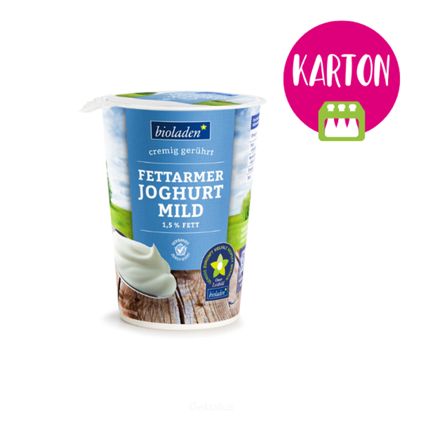 Produktfoto zu KARTON Joghurt 1,5% Becher (6x500g)
