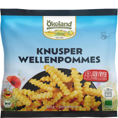 Produktfoto zu Knusper Pommes Wellenschnitt
