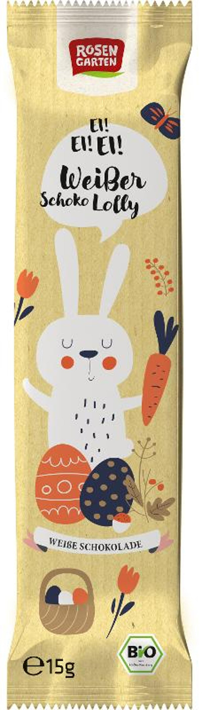 Produktfoto zu Lolly Osterhase - weiße Schokolade