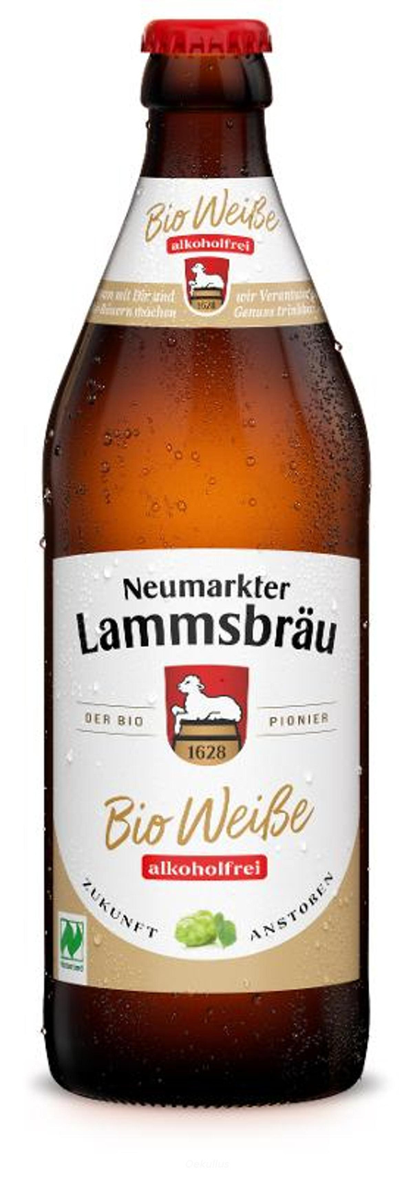 Produktfoto zu Weiße Lammsbräu alkoholfrei KISTE (10 x 0,5l)