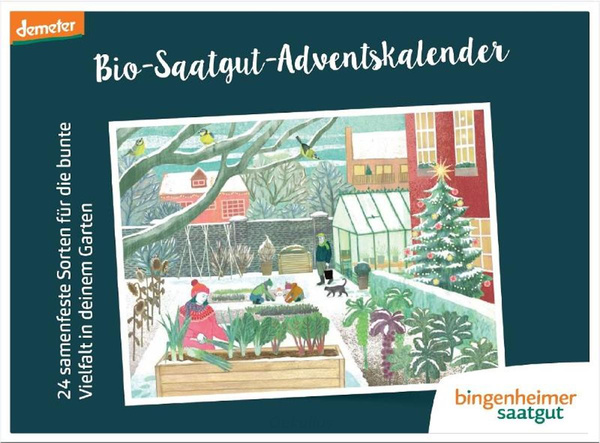 Produktfoto zu Saatgut Adventskalender Hochbeet