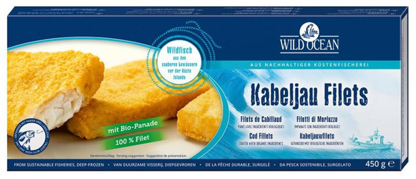 Produktfoto zu Kabeljau Filets in Bio-Panade (4 St.)