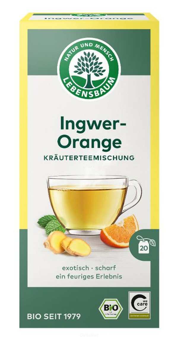Produktfoto zu Ingwer-Orange-Tee
