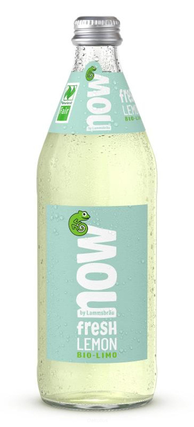 Produktfoto zu now Fresh Lemon KISTE (10 x 0,5l)