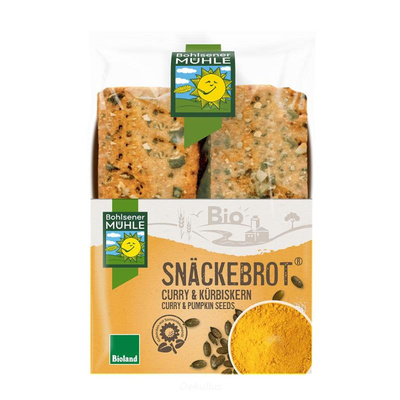 Produktfoto zu Snäckebrot Curry & Kürbiskerne